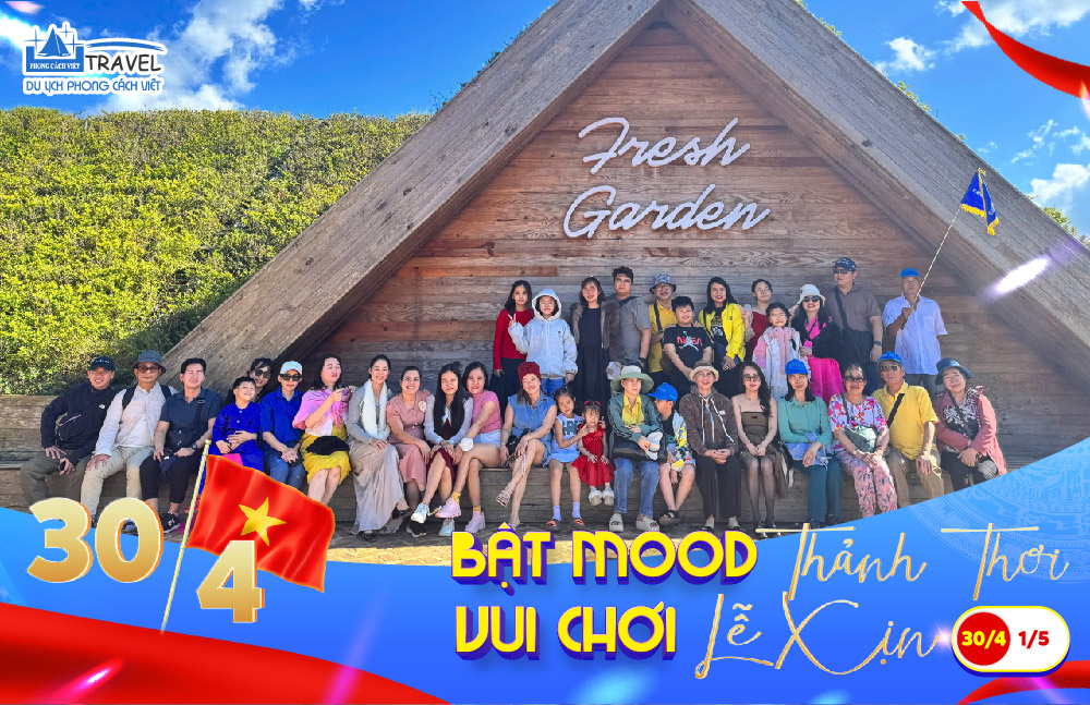 TOUR ĐÀ LẠT 4N3Đ LỄ 30/4