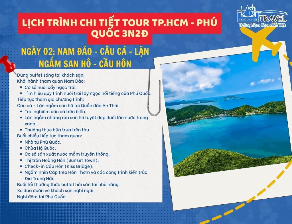 Tour Phú Quốc từ TP.HCM 3N2Đ Nam Đảo – Grand World – Lặn ngắm san hô (1)