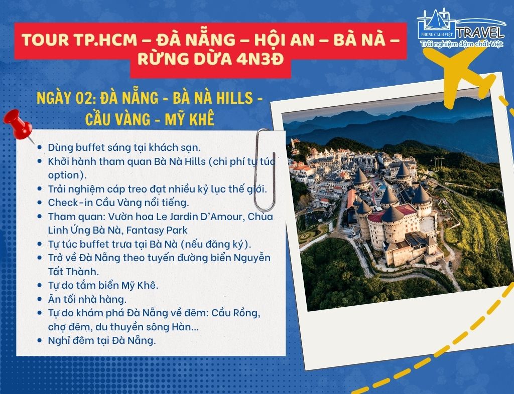 Tour TP.HCM – Đà Nẵng – Hội An – Bà Nà – Rừng Dừa 4N3Đ (1)
