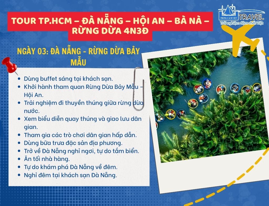 Tour TP.HCM – Đà Nẵng – Hội An – Bà Nà – Rừng Dừa 4N3Đ (2)