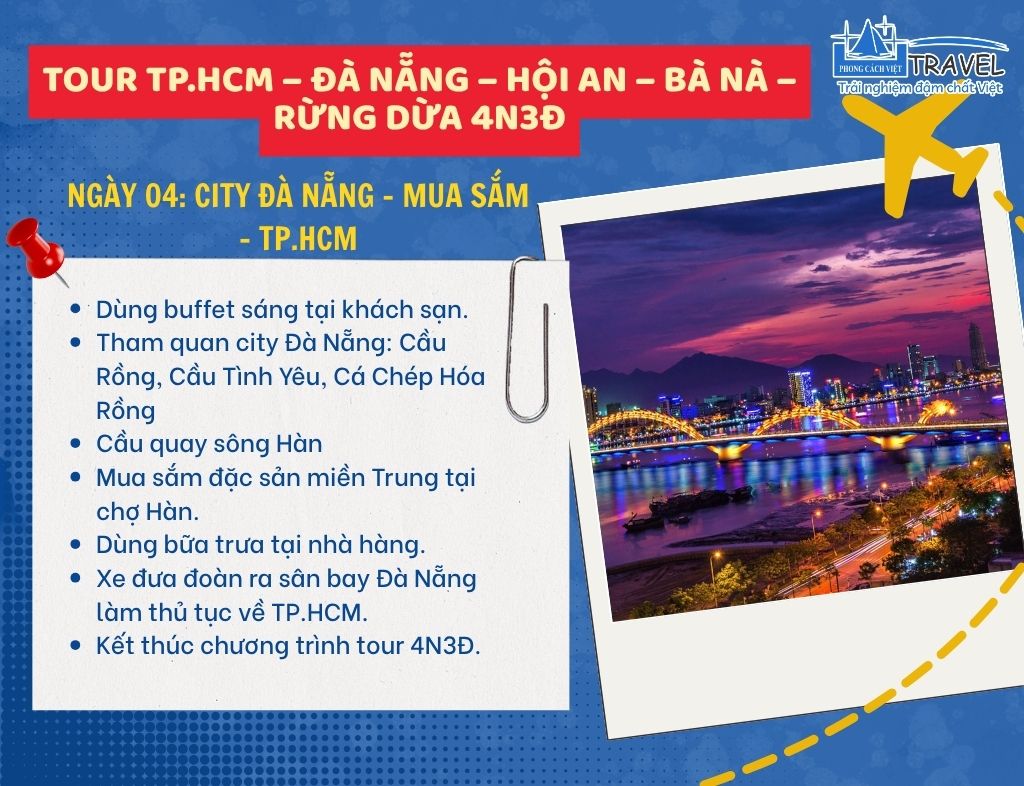 Tour TP.HCM – Đà Nẵng – Hội An – Bà Nà – Rừng Dừa 4N3Đ (3)