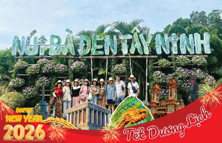 TOUR TẾT DƯƠNG LỊCH 2026: TÂY NINH – NÚI BÀ – BUFFET 5 CHÂU 1 NGÀY - HH111