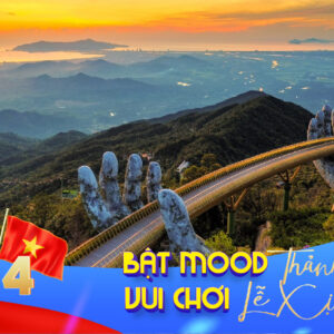 TOUR MÁY BAY: ĐÀ NẴNG - NGŨ HÀNH SƠN - HỘI AN - SƠN TRÀ - BÀ NÀ HILLS 3N2Đ LỄ 30/04
