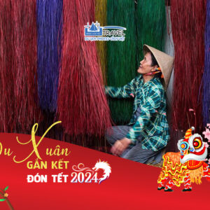 TOUR TẾT DƯƠNG LỊCH LÀNG HOA SA ĐÉC - LÀNG CHIẾU MA ĐỊNH YÊN 1 NGÀY