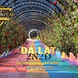 TOUR DU LỊCH CAO CẤP ĐÀ LẠT 2N2Đ BẰNG XE LIMOUSINE VIP