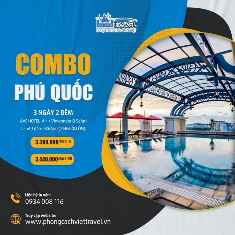 COMBO PHÚ QUỐC DU LỊCH 3N2Đ