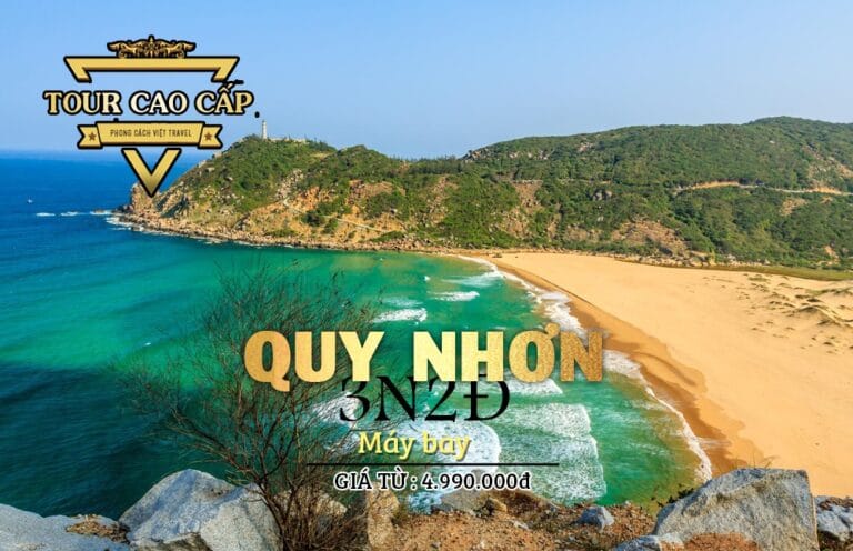 TOUR DU LỊCH CAO CẤP QUY NHƠN 3N2Đ ĐI BẰNG MÁY BAY