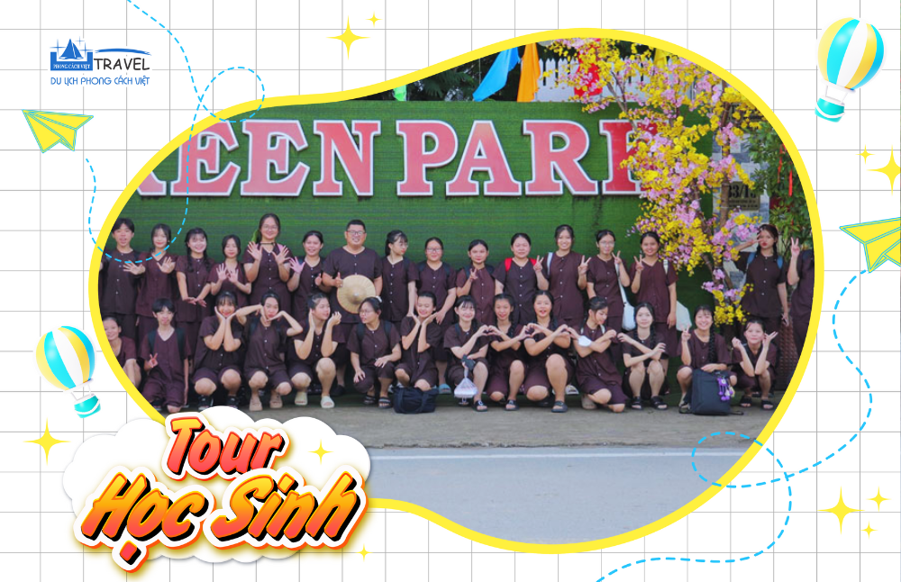 TOUR HỌC SINH NÔNG TRẠI GREEN PARK CỦ CHI 1 NGÀY