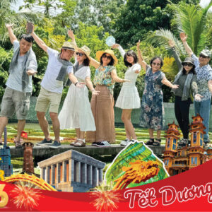 TOUR TẾT DƯƠNG LỊCH 2026: LÀNG HOA SA ĐÉC 1 NGÀY