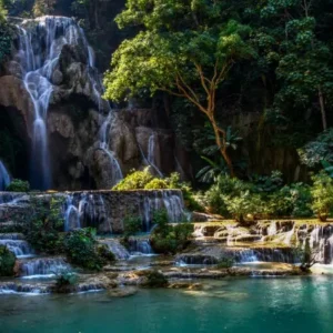 Khu du lịch thác Kuang Si