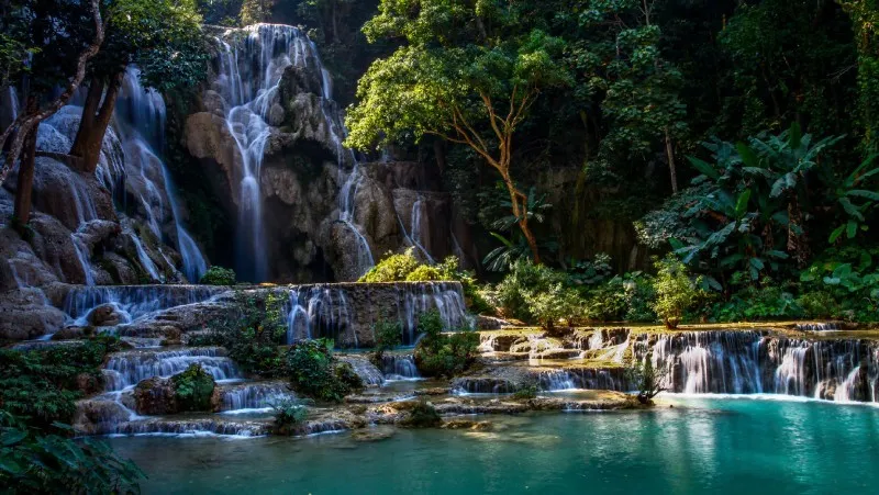 Khu du lịch thác Kuang Si