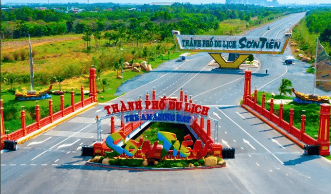Thành phố Du lịch sinh thái Sơn Tiên rộng khoảng 380 ha