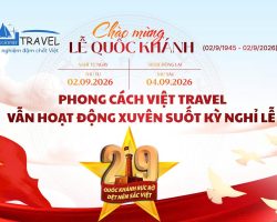Phong Cách Việt Travel thông báo nghỉ lễ 2/9